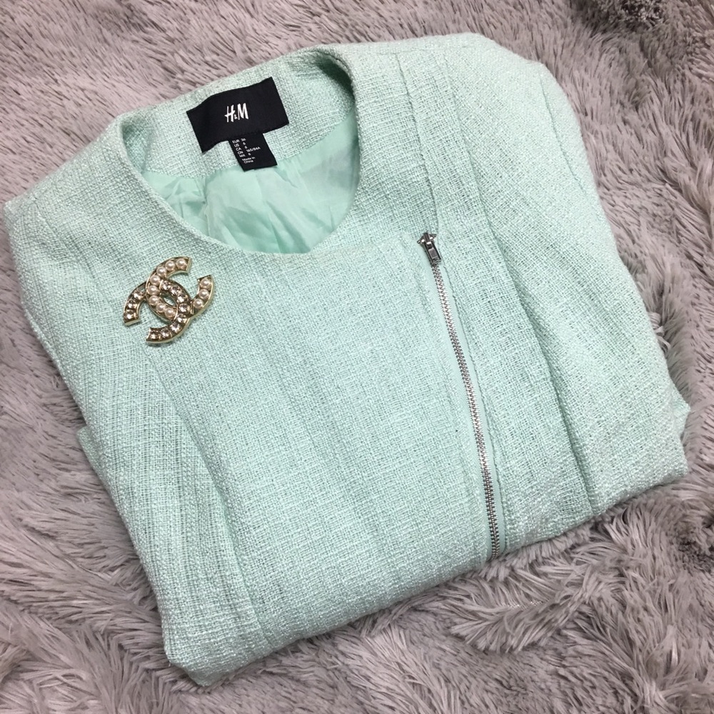 EUC H&M Sparkly Tweed Jacket